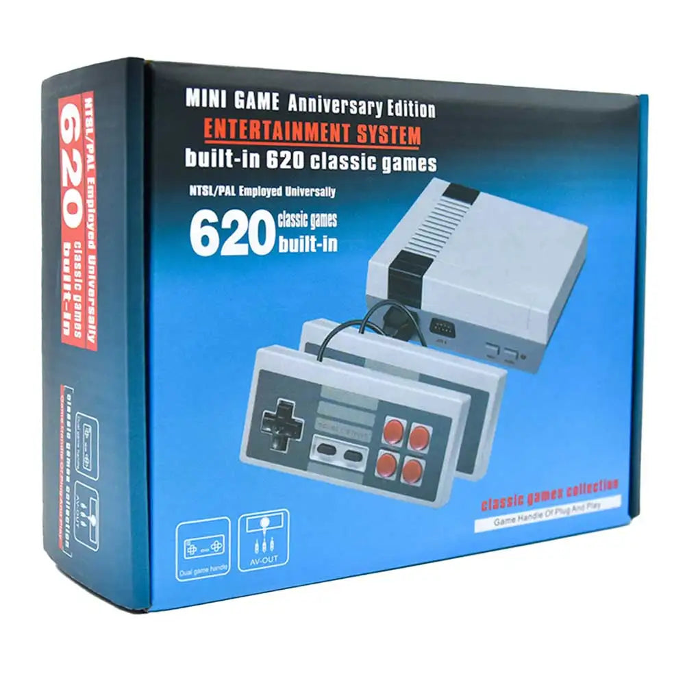 620-Game Handheld Retro Console with 2 Controllers