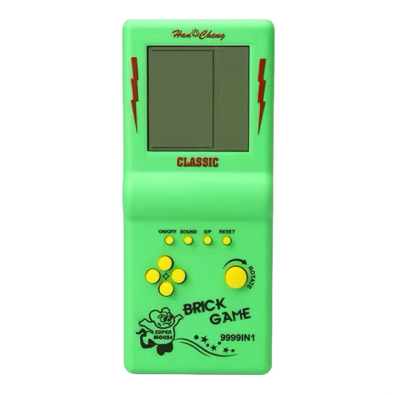 Kids Retro Brick Game Console – Classic Puzzle Handheld, 4 Colors