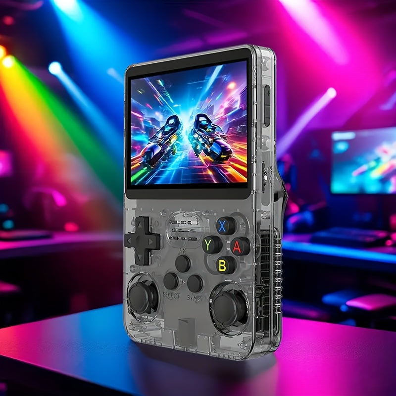 R36S Retro Handheld Console – 128GB, 3.5" HD Screen