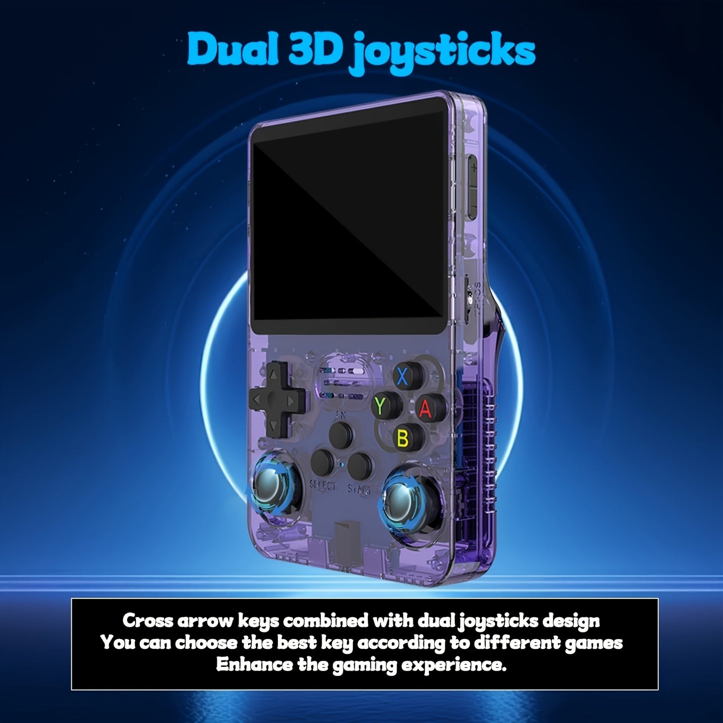 R36S Retro Handheld Console – 128GB, 3.5" HD Screen