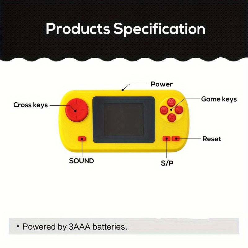 Mini Retro Handheld Console – 2.4" Color Screen, 5 Colors