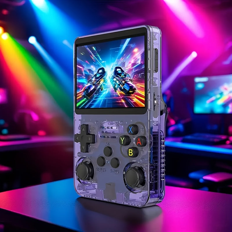 R36S Retro Handheld Console – 128GB, 3.5" HD Screen