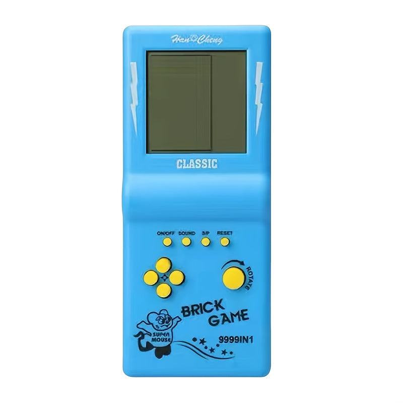 Kids Retro Brick Game Console – Classic Puzzle Handheld, 4 Colors
