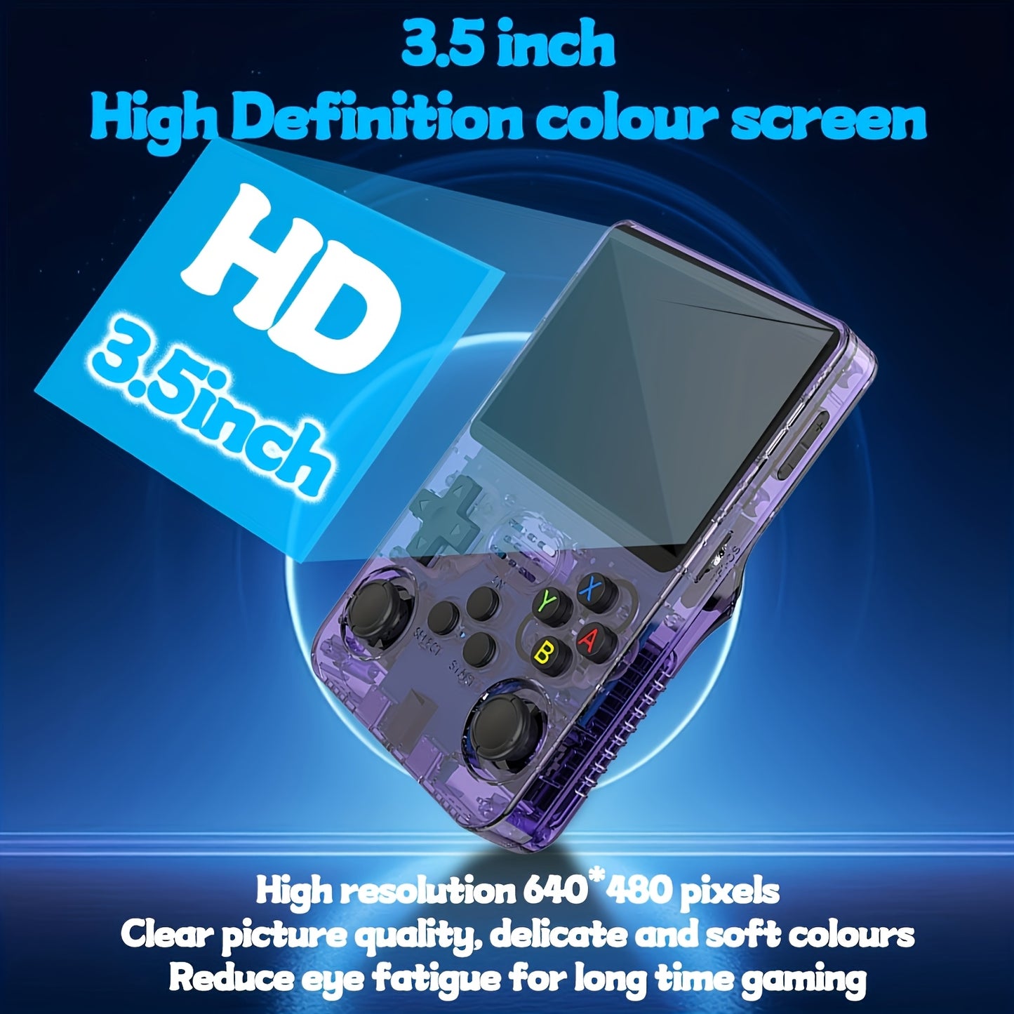 R36S Retro Handheld Console – 128GB, 3.5" HD Screen