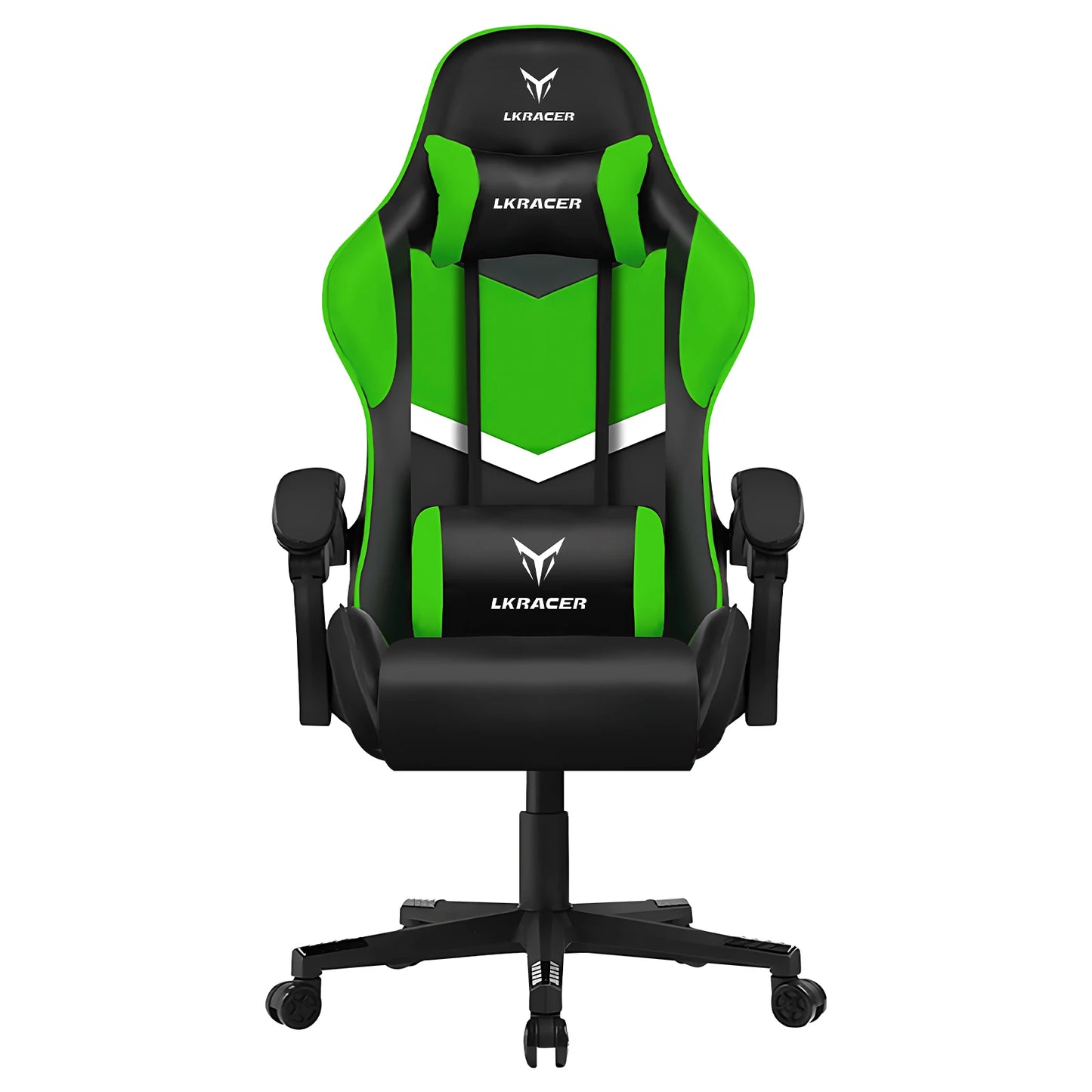 LUCKRACER Massage Gaming Chair with Lumbar Support