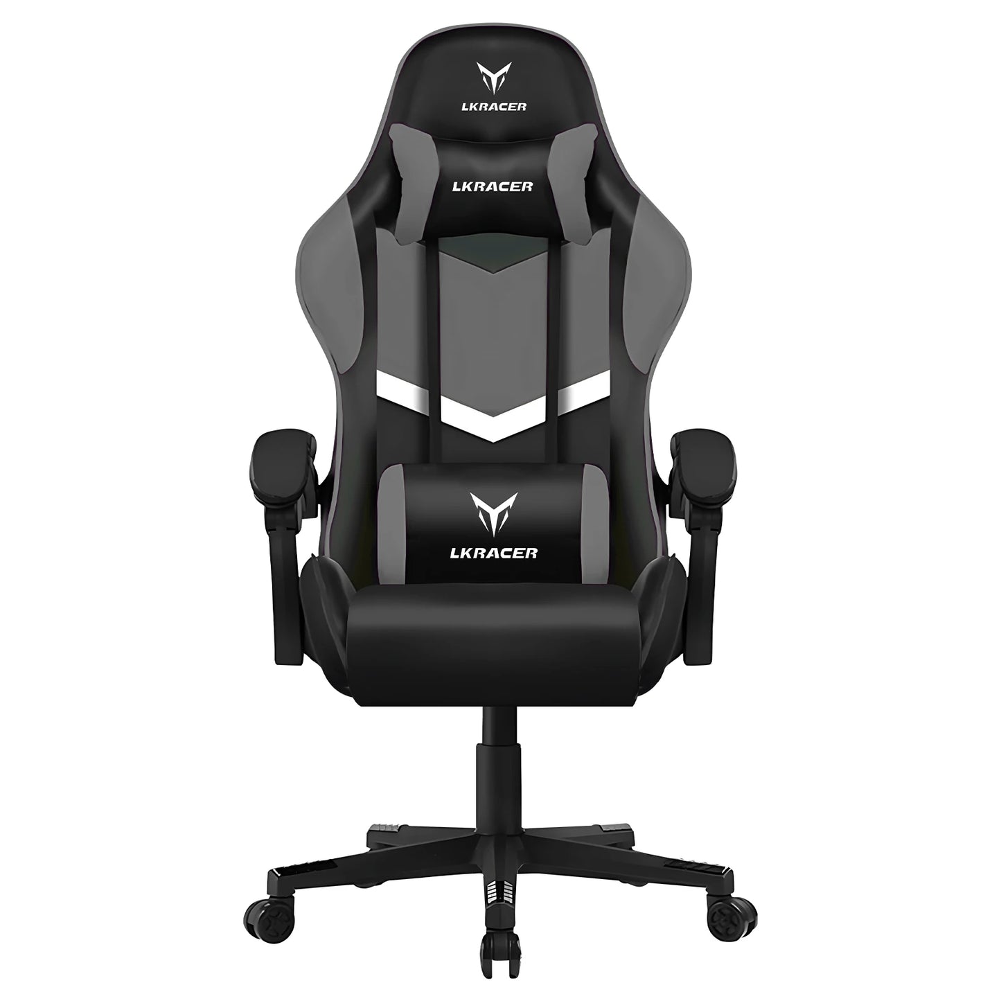 LUCKRACER Massage Gaming Chair with Lumbar Support
