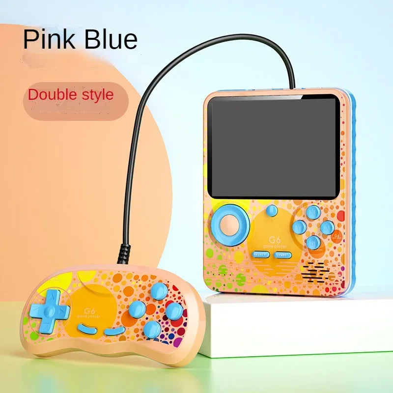 G6 Handheld Game Console – 3.5" Screen, 2-Player Support, Perfect Kids Gift