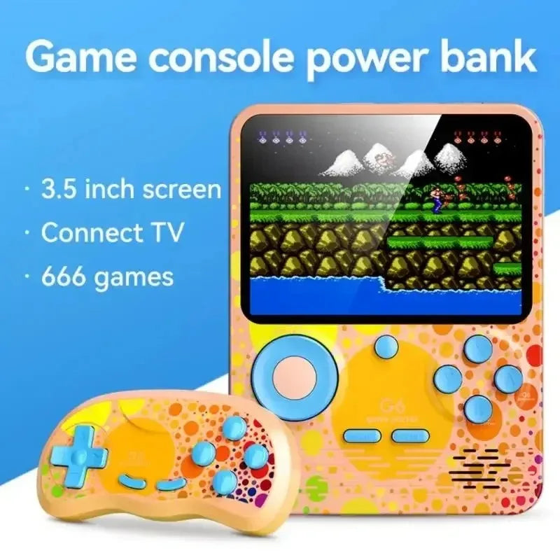 G6 Handheld Game Console – 3.5" Screen, 2-Player Support, Perfect Kids Gift