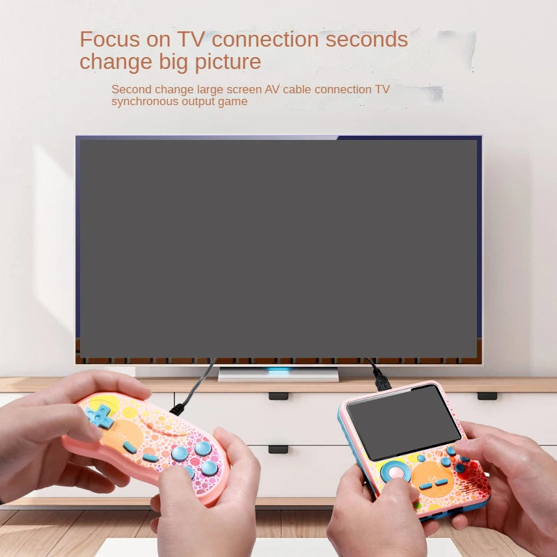 G6 Handheld Game Console – 3.5" Screen, 2-Player Support, Perfect Kids Gift