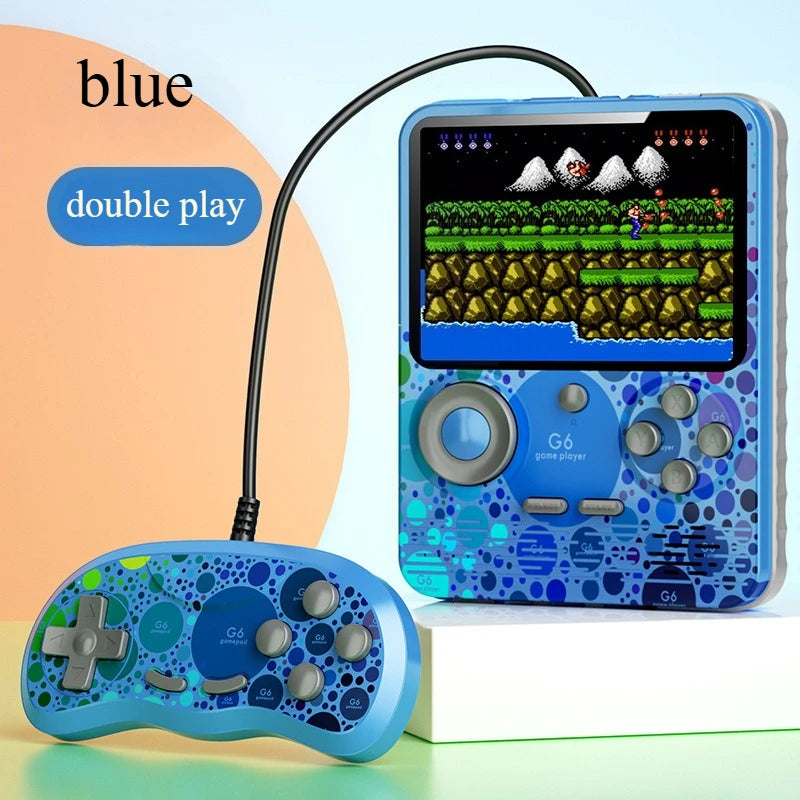G6 Handheld Game Console – 3.5" Screen, 2-Player Support, Perfect Kids Gift