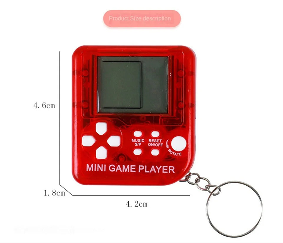 Mini Retro Handheld Game Console – 26 Games, 5 Colors