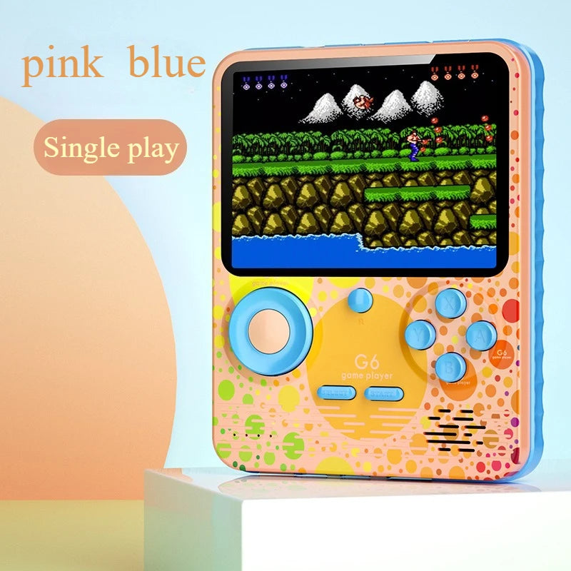 G6 Handheld Game Console – 3.5" Screen, 2-Player Support, Perfect Kids Gift