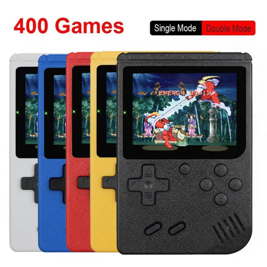 Mini Retro Handheld Game Console – 400 Built-In Games, 8-Bit, 3.0" Color Screen