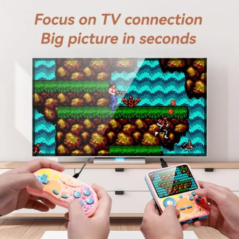 G6 Handheld Game Console – 3.5" Screen, 2-Player Support, Perfect Kids Gift