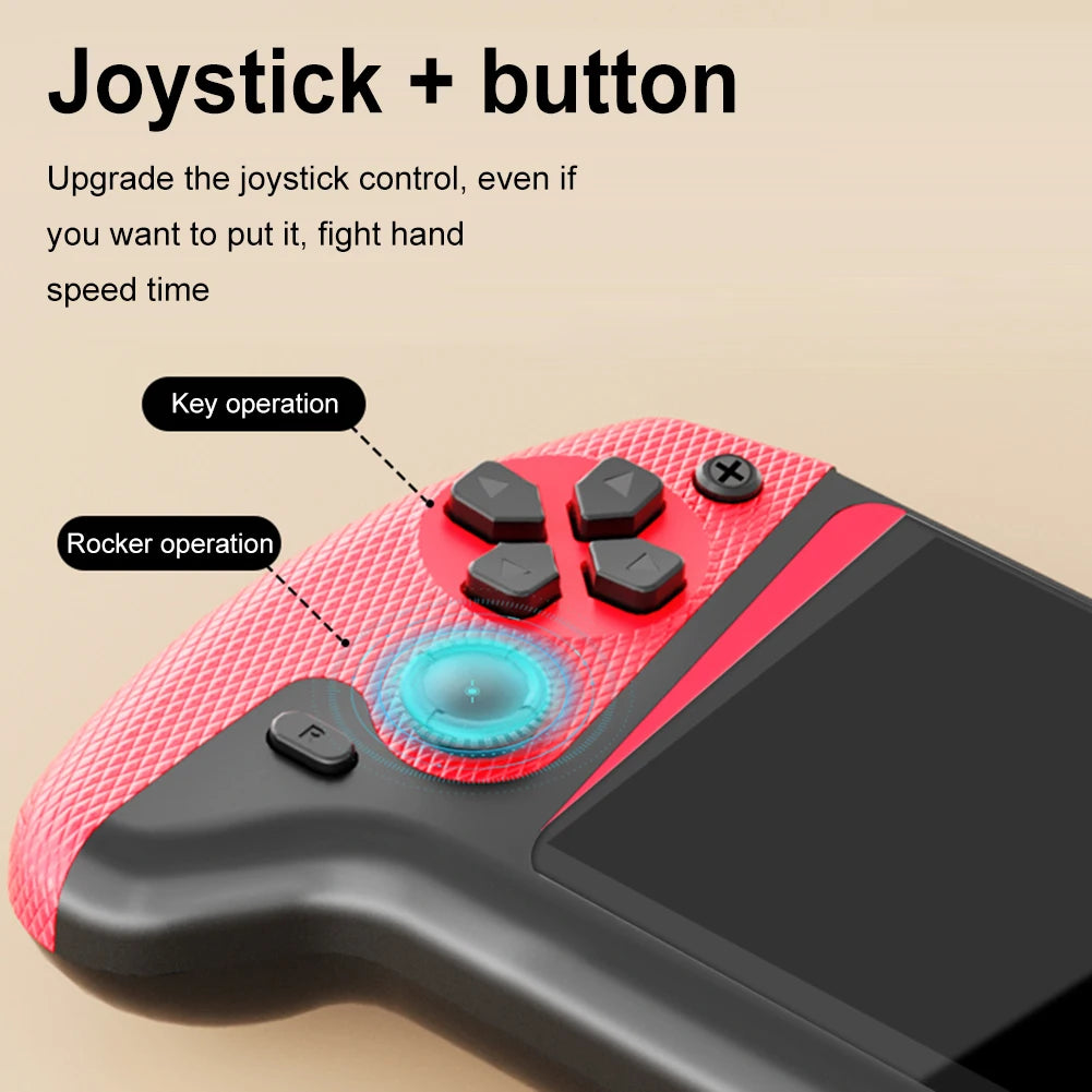 500-Game Handheld Console – 3.5" LCD, TV Connect, 1200mAh