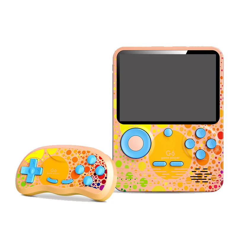 G6 Handheld Game Console – 3.5" Screen, 2-Player Support, Perfect Kids Gift