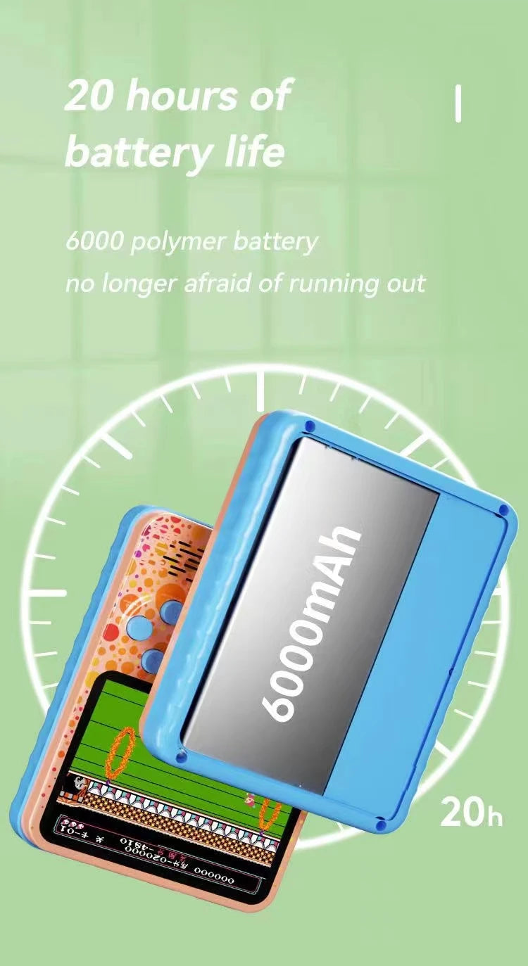 G6 Handheld Game Console – 3.5" Screen, 2-Player Support, Perfect Kids Gift