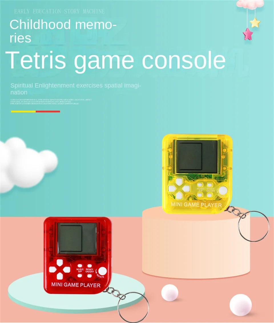 Mini Retro Handheld Game Console – 26 Games, 5 Colors