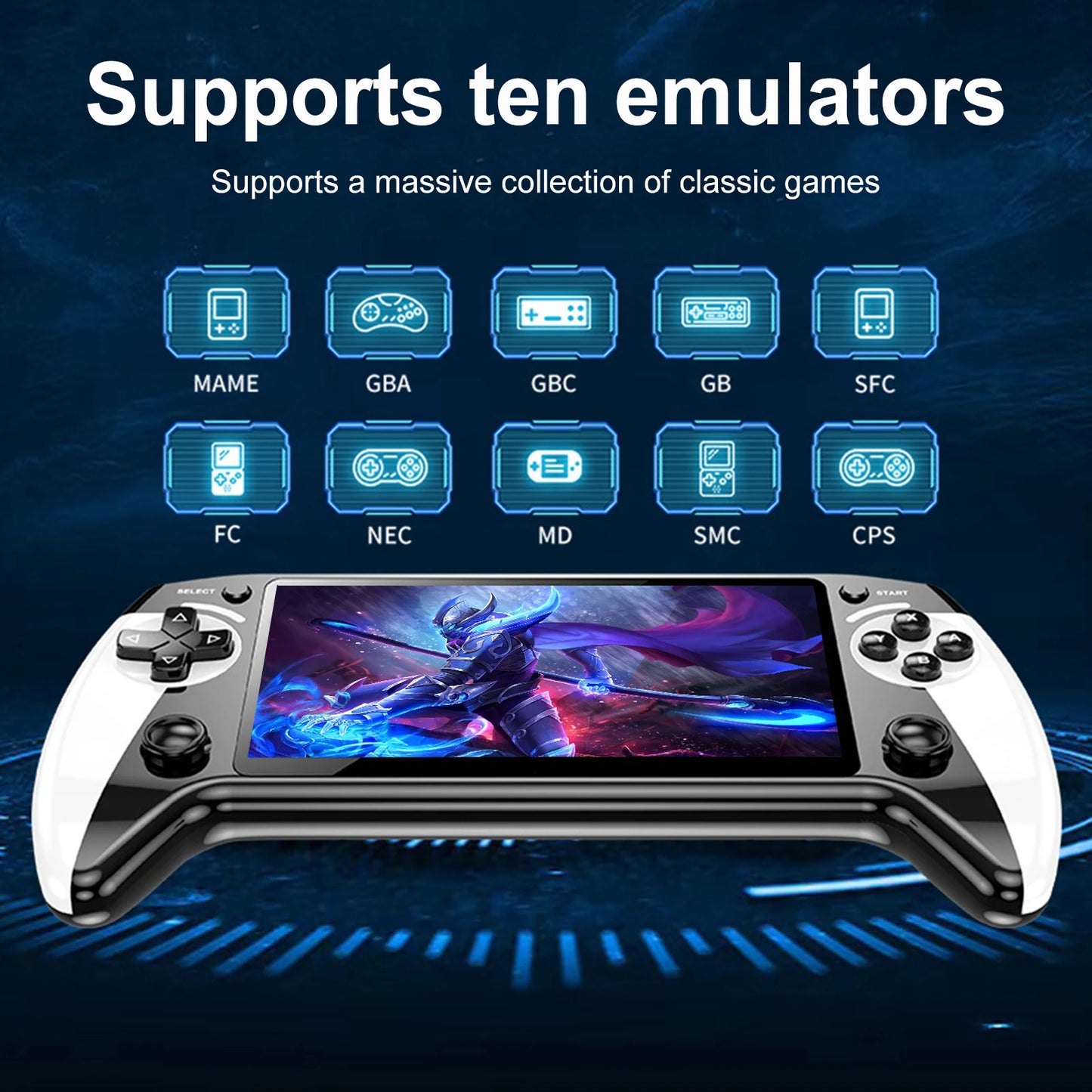 Retro Handheld Game Console – 20,000+ Games, 64GB, 5.5" IPS Screen