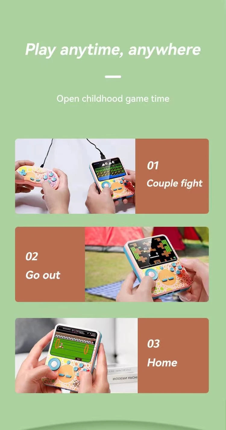 G6 Handheld Game Console – 3.5" Screen, 2-Player Support, Perfect Kids Gift