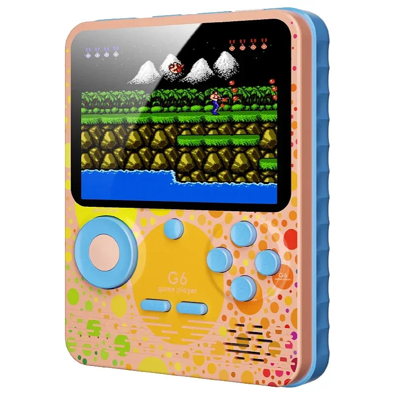 G6 Handheld Game Console – 3.5" Screen, 2-Player Support, Perfect Kids Gift
