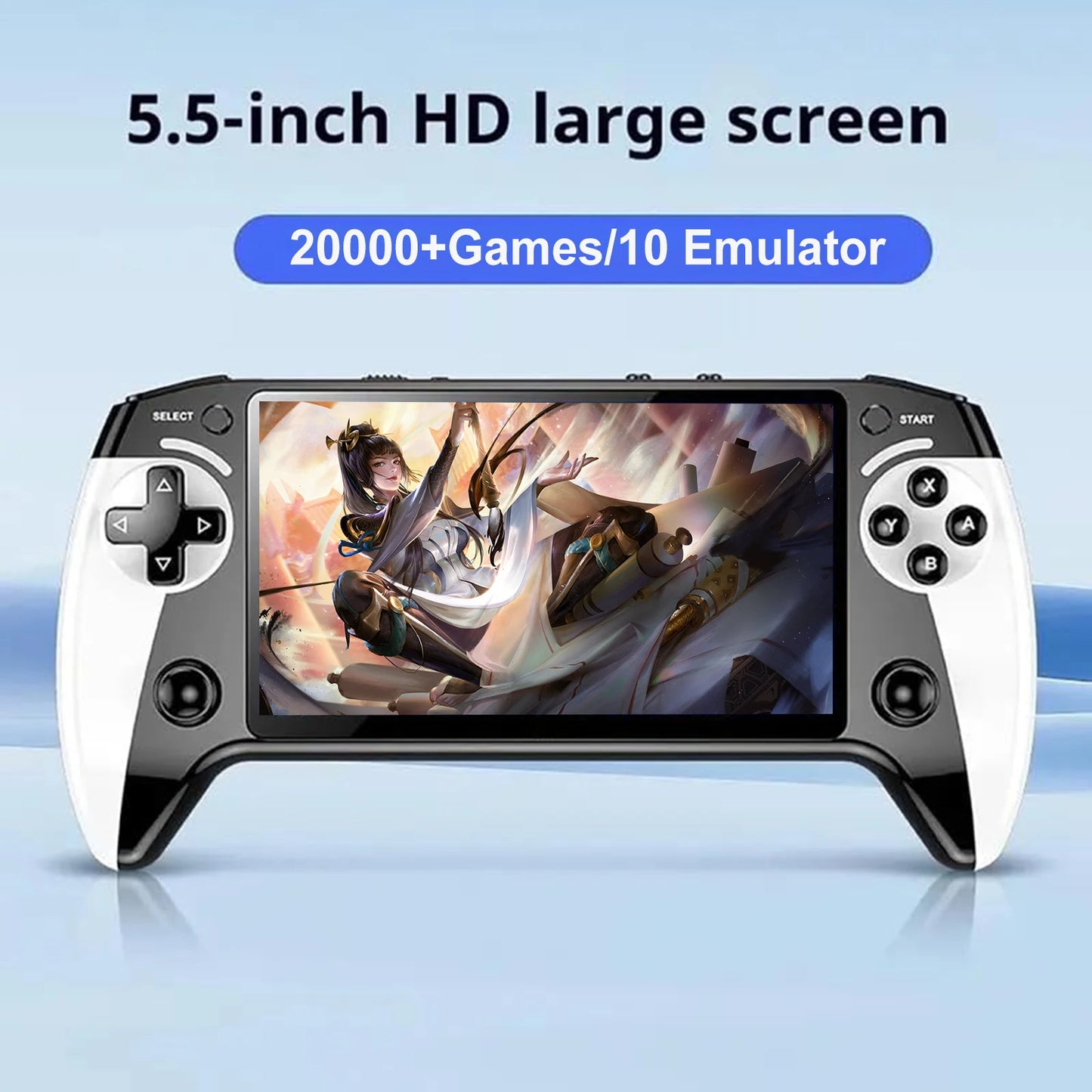 Retro Handheld Game Console – 20,000+ Games, 64GB, 5.5" IPS Screen