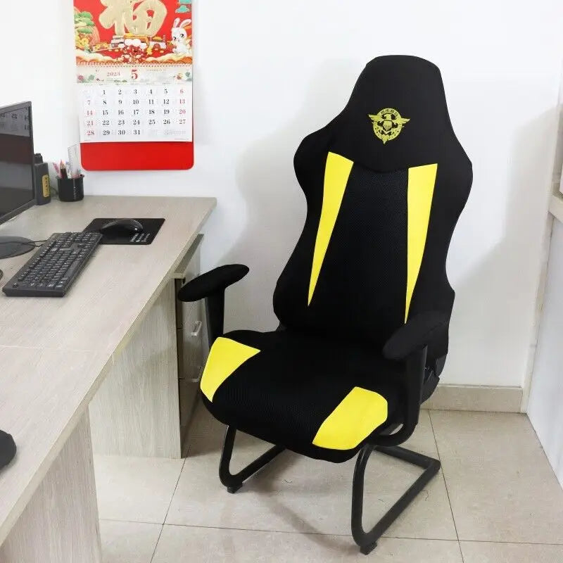 Printed Gaming Chair Cover Set with Armrest Covers
