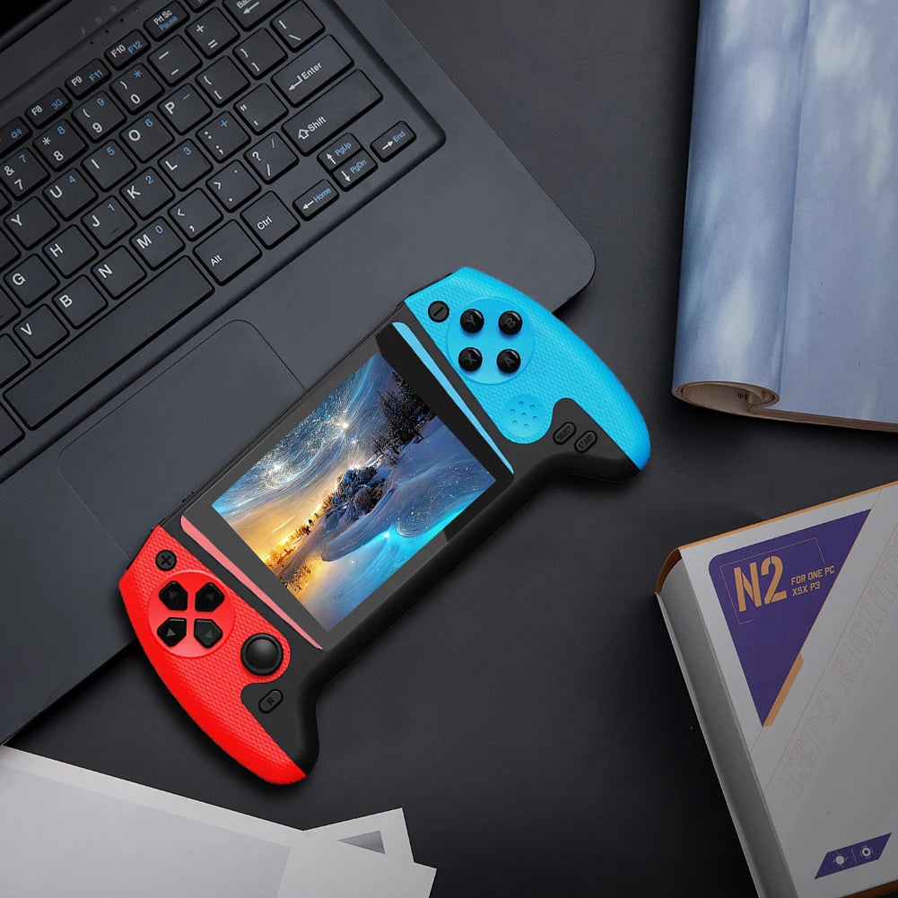 500-Game Handheld Console – 3.5" LCD, TV Connect, 1200mAh