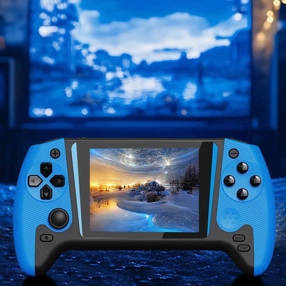 500-Game Handheld Console – 3.5" LCD, TV Connect, 1200mAh