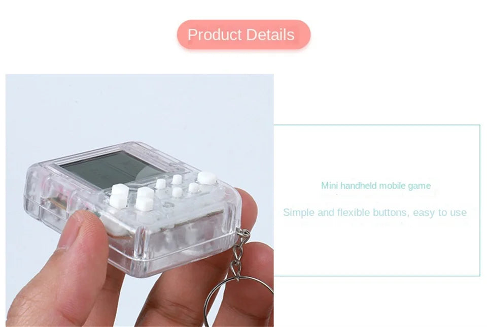 Mini Retro Handheld Game Console – 26 Games, 5 Colors