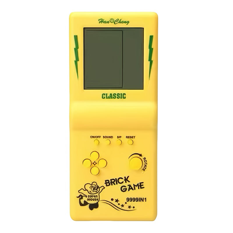 Kids Retro Brick Game Console – Classic Puzzle Handheld, 4 Colors